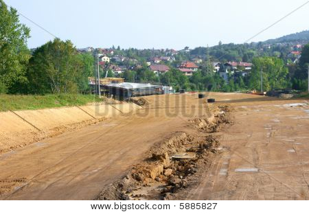 Stavba nové silnice
