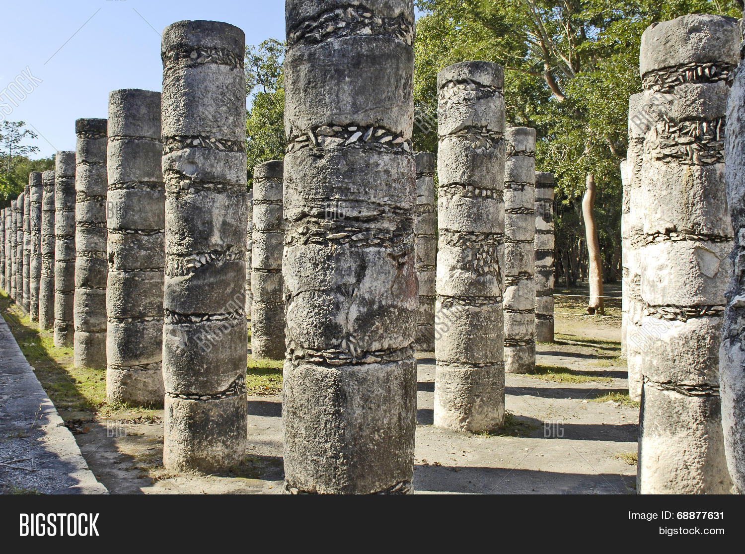 Ancient Pillars Built Image & Photo (Free Trial) Bigstock