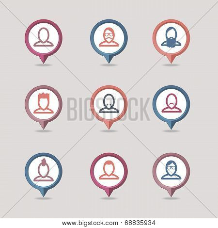 Userpic mapping pins icon