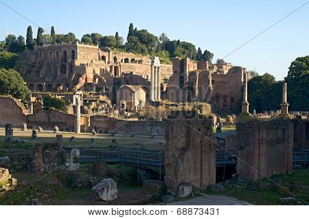 Rome empire ruins
