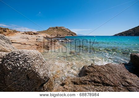 Kalafatis Beach In Mykonos