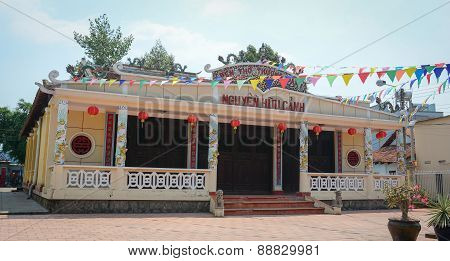 Temple Of Nguyen Huu Canh In Bien Hoa, Dong Nai