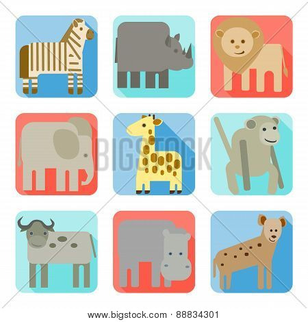 Icons, Wild Animals Of Africa