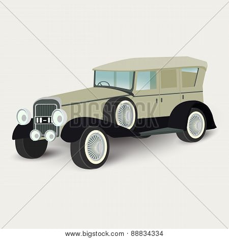 Retro Car Vector