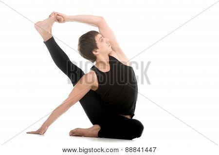 Asana Parivritta Surya Yantrasana, Compass Pose