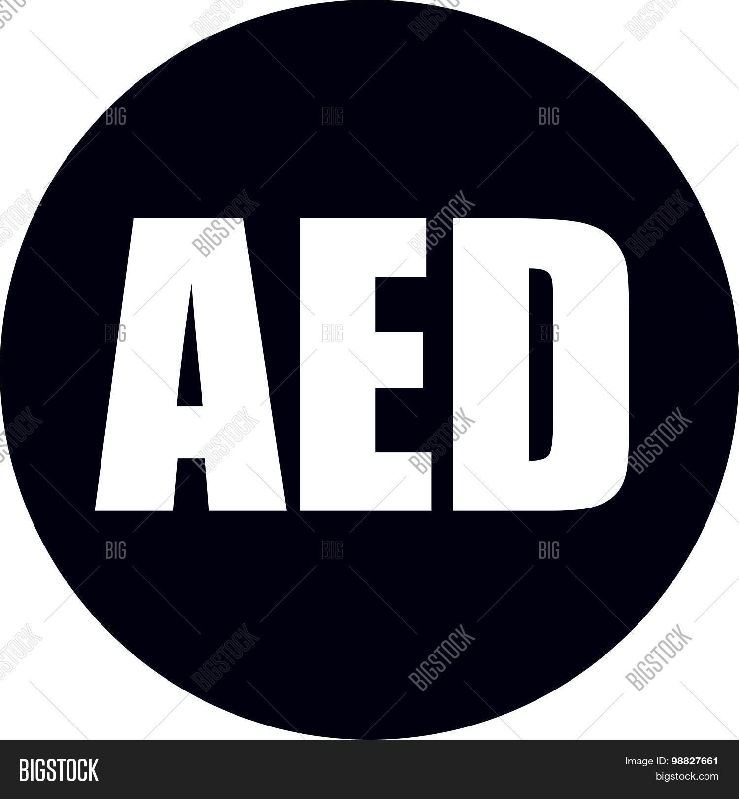 Aed Icon Vector Photo Free Trial Bigstock