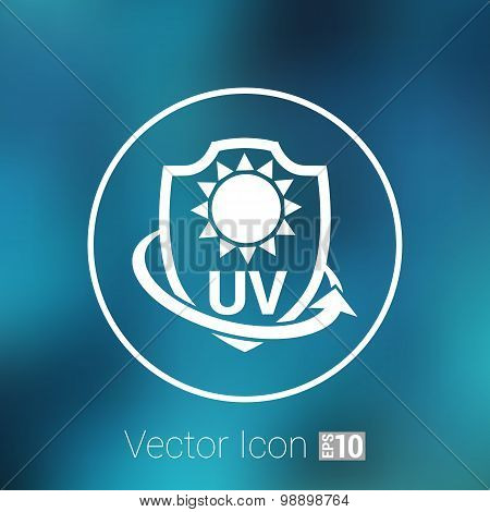 Icon, Label or Sticker Anti UV protection