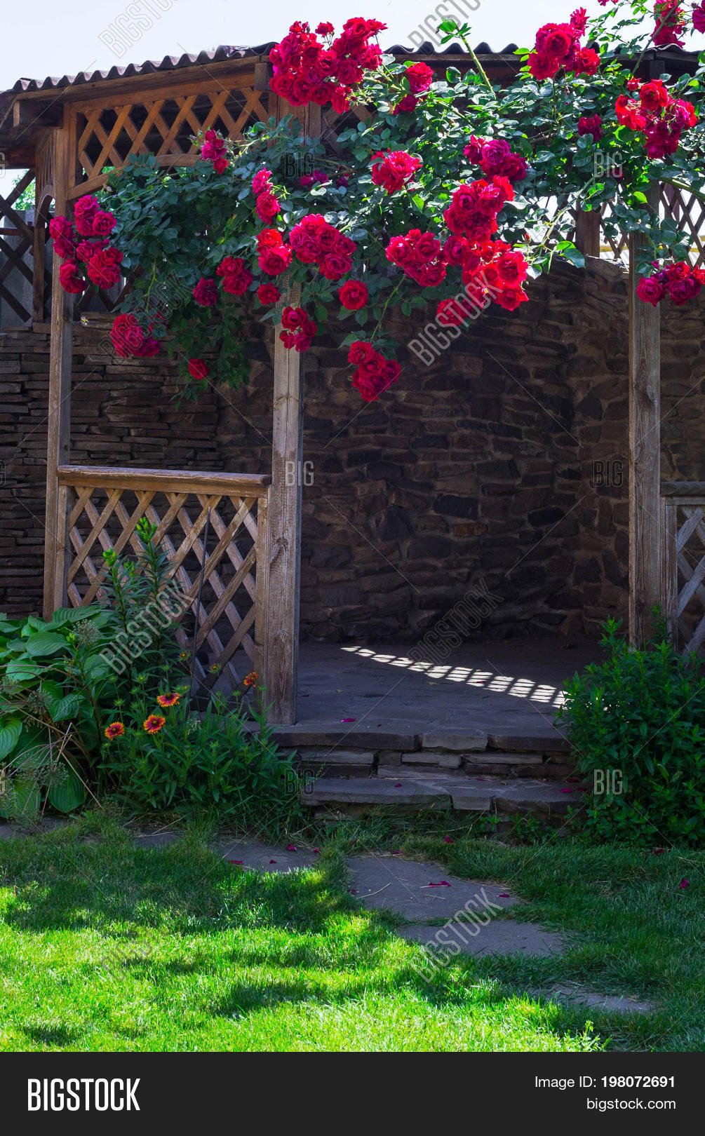 Alcove Summer Garden Image & Photo (Free Trial) Bigstock