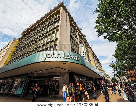 People In Oxford Street In London (hdr)