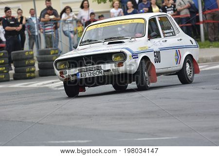 Tulcea, Romania - June 11: Competitors In Danube Delta Rally Stage In National Rally Championship &
