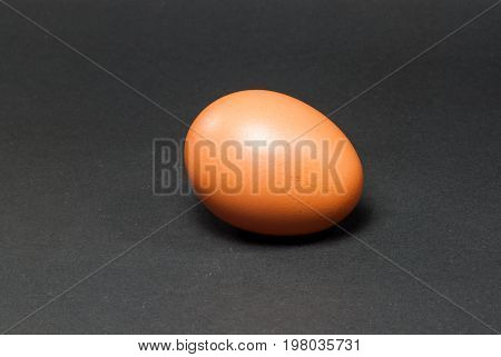 Fresh eggs with black background look good.