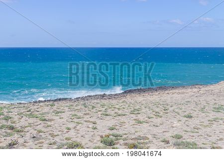Ocean And Rocks In Vila Nova Das Milfontes