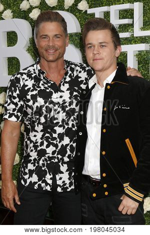 LOS ANGELES - AUG 1:  Rob Lowe, John Lowe at the CBS TV Studios Summer Soiree TCA Party 2017 at the CBS Studio Center on August 1, 2017 in Studio City, CA