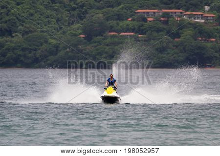 Wave Runner On The Beach