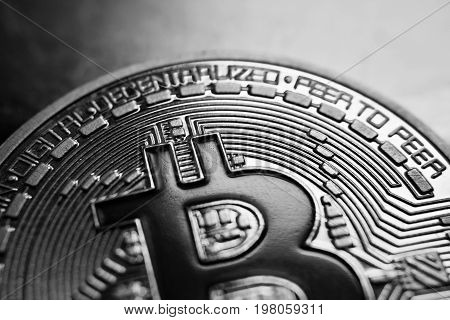 Silver Bitcoin Coin