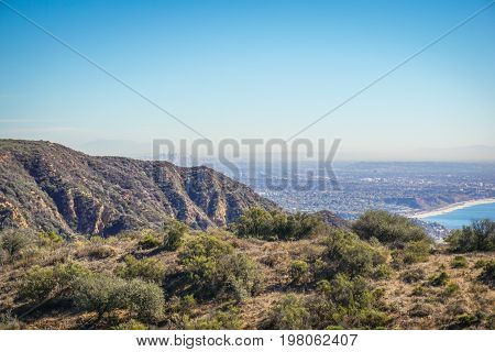 A view of Los Angeles from downtown to the beaches of Santa Monica from the Santa Monica Conservancy