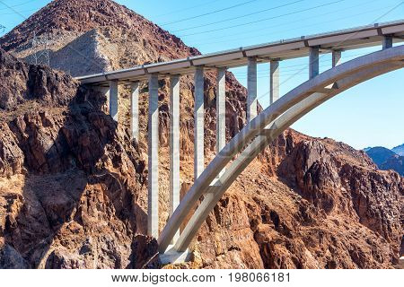 Interstate 93 bridge near Hoover Dam in Nevada