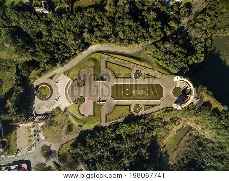 Aerial View Of Tangua Park. Curitiba, Parana/brazil. July, 2017.