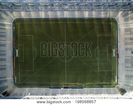 Aerial View Of Football Stadium Of The Paranaense Athletic Club. Arena Da Baixada. Curitiba. Parana.