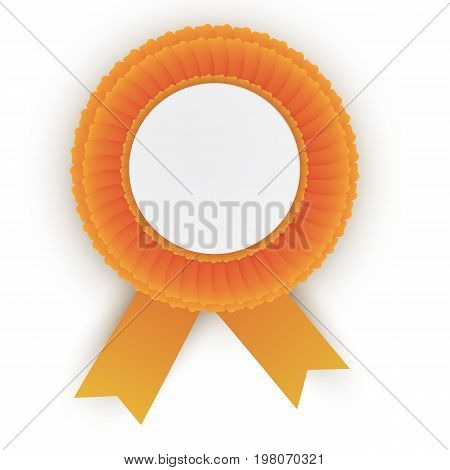 Colorful Rosette With Empty Paper Plate