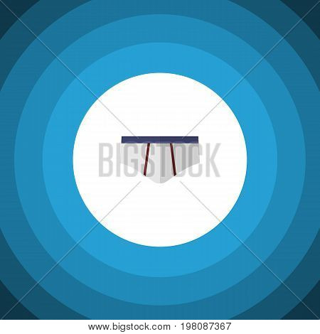 Underclothes Vector Element Can Be Used For Underwear, Underclothes, Briefs Design Concept.  Isolated Underwear Flat Icon.