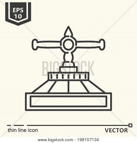 Casino Theme. Vector Single Isolated Icon.