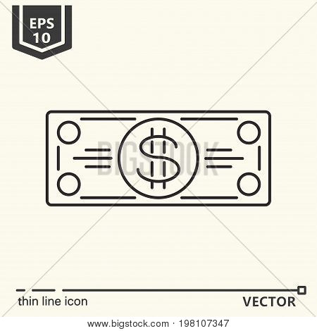 Casino Theme. Vector Single Isolated Icon.