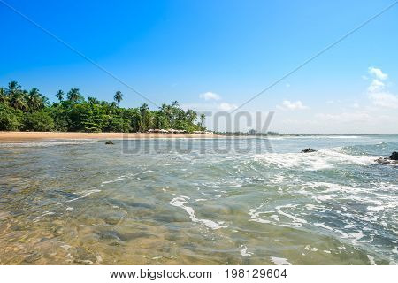 Landscapes Of The Beach At The  Peninsula De Marau