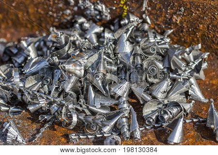 Metal Swarfs Background