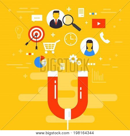 Customer Retention Or Loyalty Isometric Vector Concept Illustration. Client Care Or Satisfaction Met