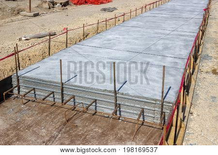 Concrete Bed For Tracklaying