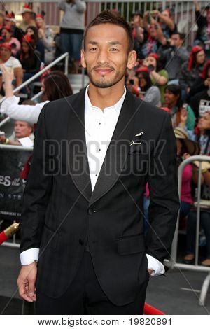 ลอสแองเจลิส - 7 พฤษภาคม: Hidetoshi นากาตะมาถึงที่ 