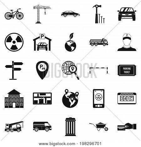 Device icons set. Simple set of 25 device vector icons for web isolated on white background