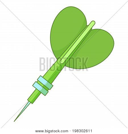 Darts arrow icon. Cartoon illustration of darts arrow vector icon for web design
