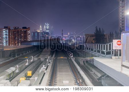View of Kuala Lumpur city From MRT station