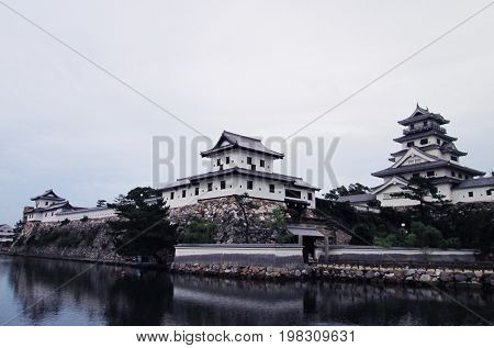 Met Imabari Castle at Ehime Prefecture, Japan