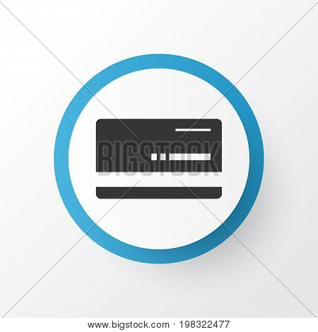Premium Quality Isolated Mastercard Element In Trendy Style.  Bank Card Icon Symbol.