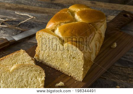 Homemade Sweet Brioche Bread Loaf