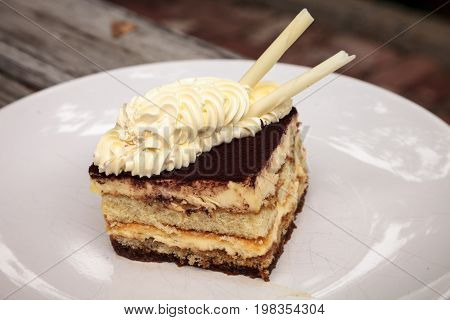 Creamy Italian Tiramisu With A Coffee Flavored Custard