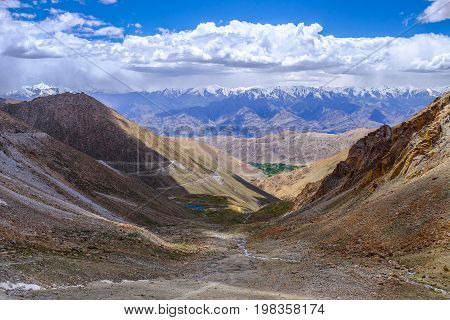 Landscape aroung Lake Pangong (Pangong Tso) in Ladakh, India