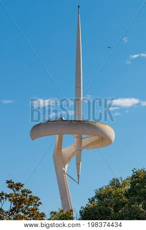 Tv Tower Montjuic Barcelona