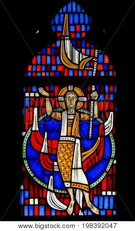 Stained Glass In Worms - Jesus Christ