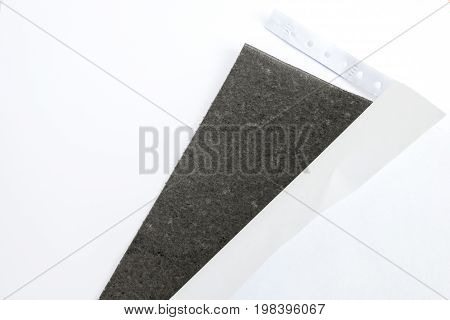carbon copy paper for bill printing isolated on white background