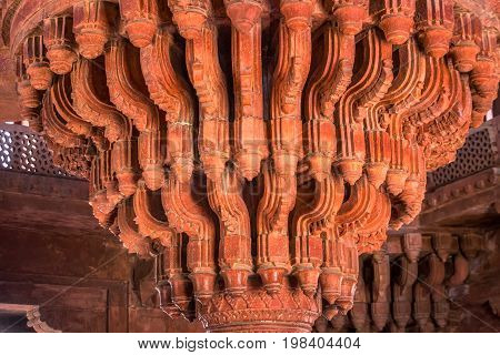 Antient abandoned city of Fatehpur Sikri n the Agra District of Uttar Pradesh, India.