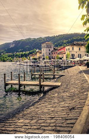 town of Pella - Lake Orta - Italy
