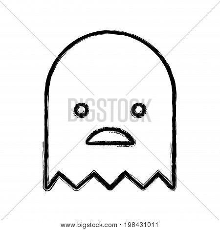 figure videogame character to play technology simulador vector illustration