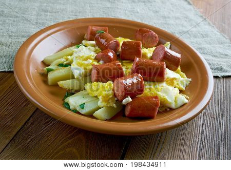 Huevos Rotos Con Chistorra