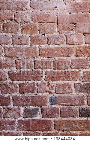 Weathered texture painted old moldings light gray and old paint white brick wall background grungy rusty blocks of stone technology wallpaper. Design studio as a working surface.