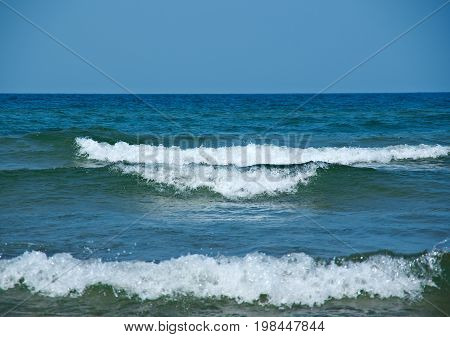 Sandy shore of Lake Baikal Turka village Russia  summer nature