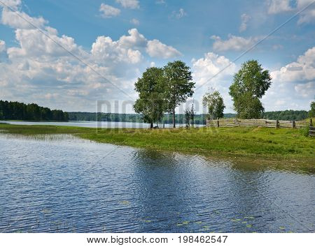 Lake Kenozero . Arkhangelsk region Russia travel